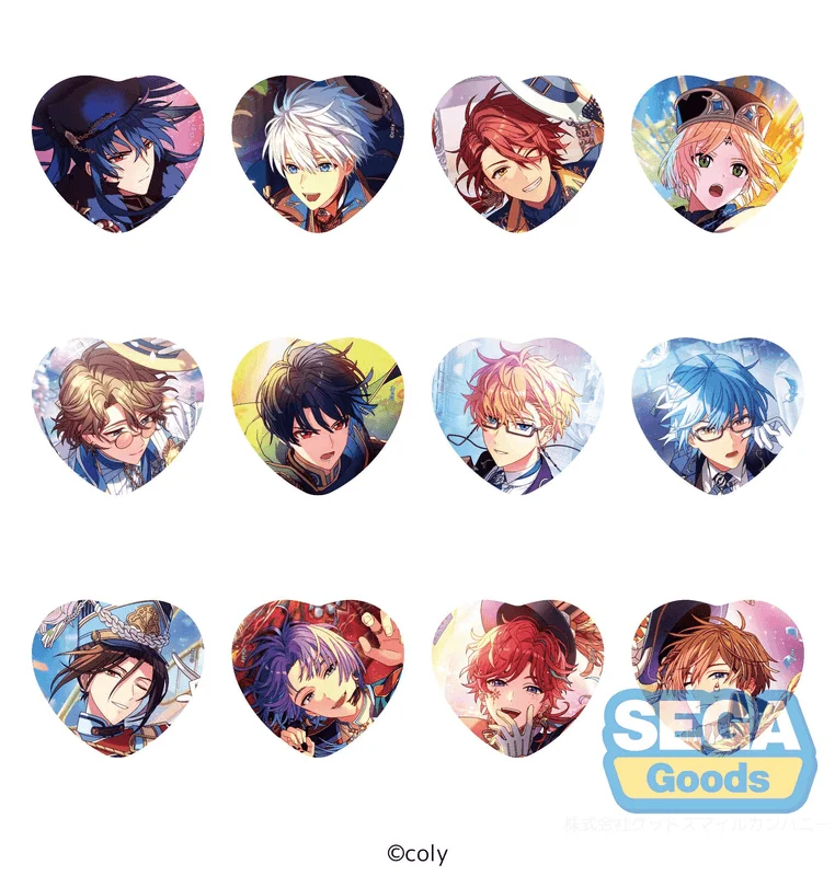 SEGA Promise of wizard Heart-Shaped Button Badge Vol.1 (EX) - Promise of Wizard