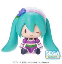 fuwa petit Hatsune Miku x Love and Berry Dress Up and Dance! Chibi Figure Sparkly Purple 6