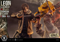 Ultimate Premium Masterline Resident Evil 4 Leon S. Kennedy versus Chainsaw Villager Bonus Version 70