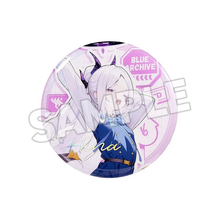 GoodSmile Moment Blue Archive Holiday Saunter Series 75mm Badge (HINA) - Blue Archive