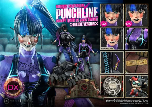 Prime 1 Studio Museum Masterline Batman (Comics) Punchline (Concept Design by Jorge Jimenez) Deluxe Version - DC Comics
