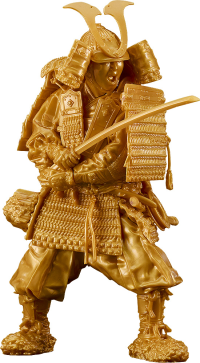 PLAMAX 1/12 Kamakura Period Armored Warrior: Gold Color Edition 2