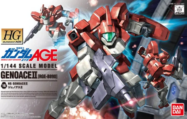 BANDAI HOBBY HG 1/144 #16 Gundam Age Genoace II - Mobile Suit Gundam AGE