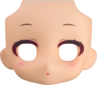 Nendoroid Doll Customizable Face Plate - Narrowed Eyes: With Makeup (Peach) 3