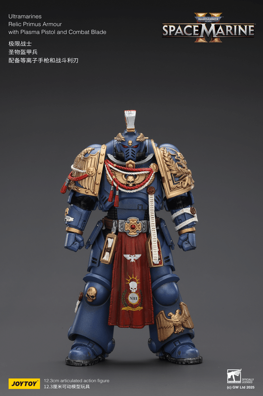 Ultramarines Relic Primus Armour with Plasma Pistol and Combat Blade