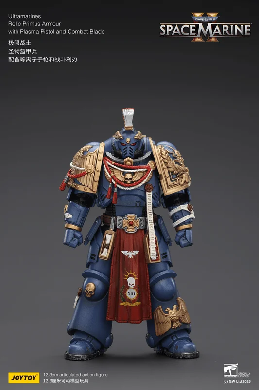 Ultramarines Relic Primus Armour with Plasma Pistol and Combat Blade