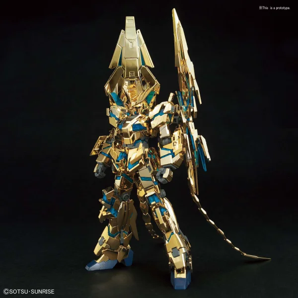 BANDAI HOBBY HGUC 1/144 UNICORN GUNDAM 03 PHENEX (DESTROY MODE) (NARRATIVE Ver.) [GOLD COATING] - Mobile Suit Gundam Unicorn / Narrative