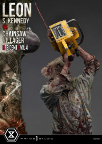 Ultimate Premium Masterline Resident Evil 4 Leon S. Kennedy versus Chainsaw Villager 7