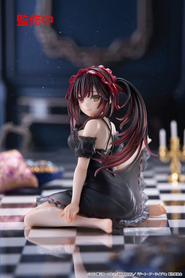 TAITO Date A Live V Desktop Cute Figure - Kurumi Tokisaki (Nightwear Ver.) - Date A Live