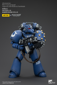 Ultramarines MK VI Tactical Squad Legionary with Bolter& Chainblade 8