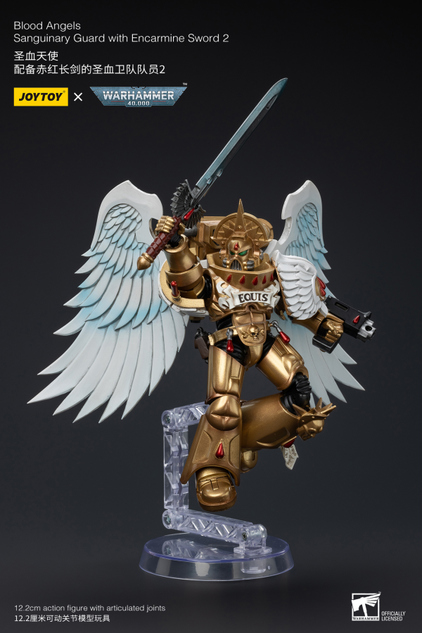 Blood Angels Sanguinary Guard with Encarmine Sword 2