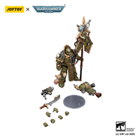 Death Guard Plague Marine Icon bearer with Boltgun and Plague knife 18