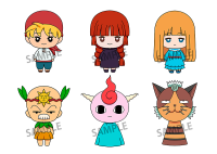 Nyokinto Magical Circle Guru Guru Mascot Figure (6pc per box) 8
