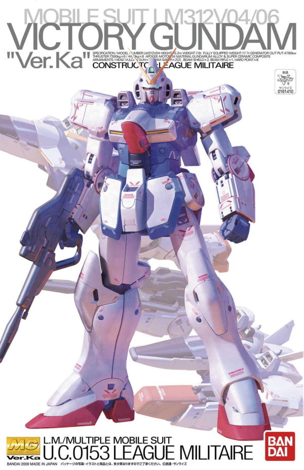 MG 1/100 V Gundam Ver.Ka (with clear body parts)