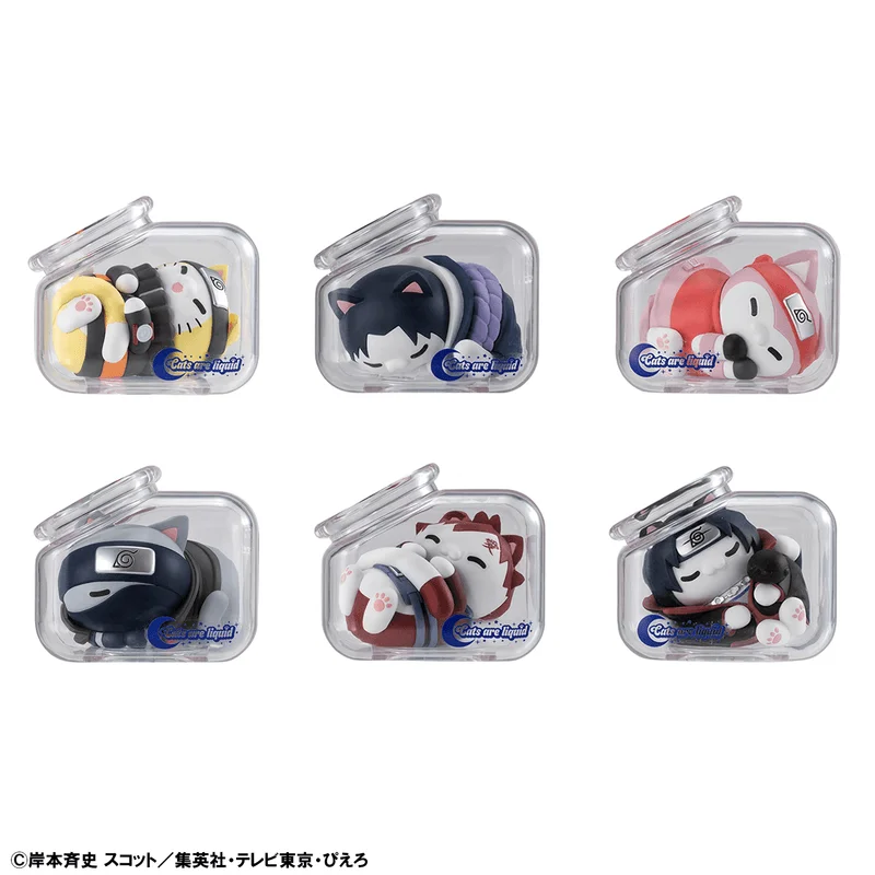 MegaHouse MEGA CAT PROJECT NARUTO Shippuden Good Night Nyaruto! (8pc per box) - NARUTO