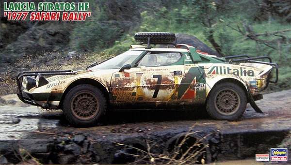 Hasegawa [CR36] 1:24 LANCIA STRATOS HF 1977 SAFARI RALLY - Scale Kits