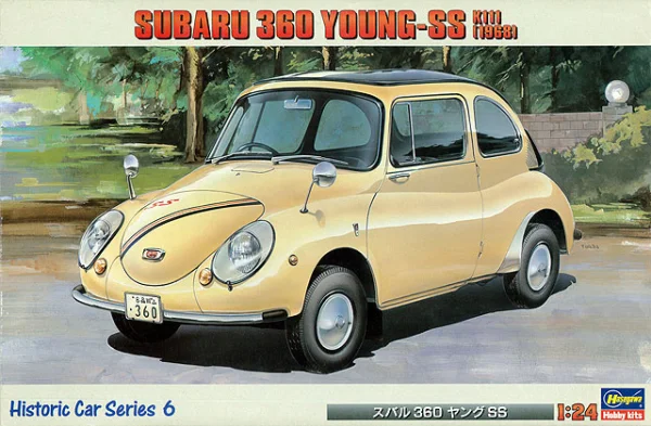 Hasegawa [HC6] 1:24 SUBARU 360 YOUNG-SS K111 1968 - Scale Kits