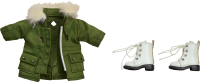 Nendoroid Doll Warm Clothing Set: Boots &amp; Mod Coat (Khaki Green) 2
