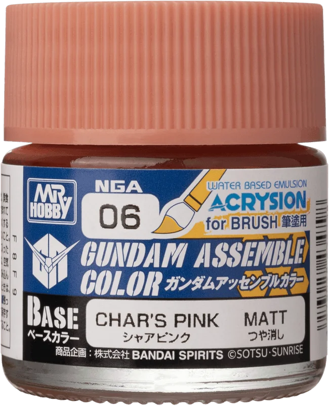 GUNDAM ASSEMBLE COLOR CHAR'S PINK