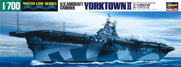 Hasegawa [709] 1:700 U.S. AIRCRAFT CARRIER YORKTOWN II - Scale Kits