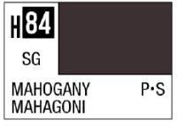 AQUEOUS HOBBY COLOR - H84 SEMI-GLOSS MAHOGANY (SHIP) 1