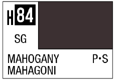 AQUEOUS HOBBY COLOR - H84 SEMI-GLOSS MAHOGANY (SHIP)