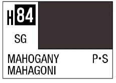 GSI Creos AQUEOUS HOBBY COLOR - H84 SEMI-GLOSS MAHOGANY (SHIP)
