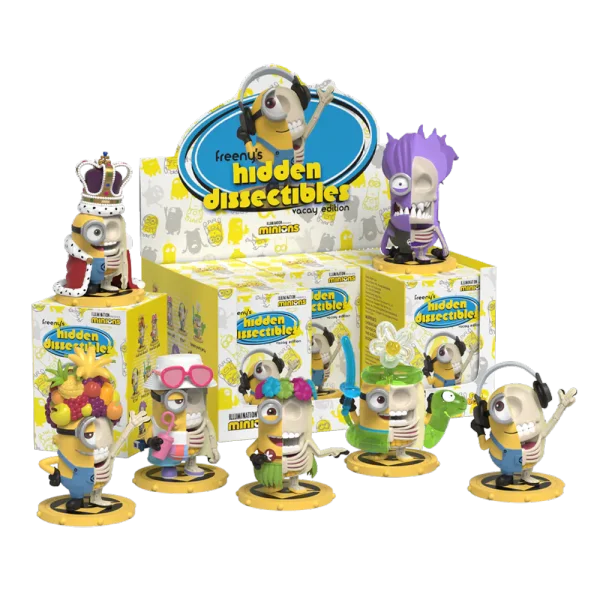 Mighty Jaxx Hidden Dissectibles: Minions Series 01 (Vacay ed.) (6pc per box) - Minions