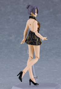 figma Female Body (Mika) with Mini Skirt Chinese Dress Outfit (Black) 4