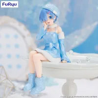 FuRyu Re:ZERO -Starting Life in Another World-　Noodle Stopper Figure -Rem Snow Princess Pearl Color ver.- - Re:ZERO -Starting Life in Another World- - photo 2