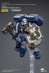 JOYTOY Ultramarines Vanguard Veteran with Thunder Hammer and Storm Shield - Warhammer 40K - photo 8