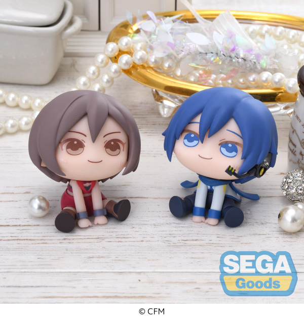 QyuruMe "Hatsune Miku" Series Mini Figure "MEIKO & KAITO" (EX) [Pack of: 1 Meiko, 1 Kaito]