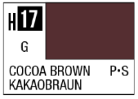AQUEOUS HOBBY COLOR - H17 GLOSS COCOA BROWN (SHIP) 1