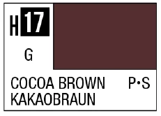 GSI Creos AQUEOUS HOBBY COLOR - H17 GLOSS COCOA BROWN (SHIP)