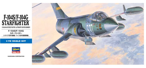 [D17] 1:72 F-104S/F-104G STARFIGHTER (ITALIAN/LUFTWAFFE)