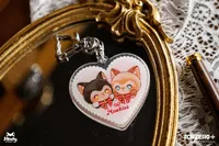 TOYZEROPLUS Moffy's - Mewky Epoxy Keychain (Black Cat,Siamese Cat) - Mewky - photo 1