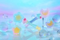 Moontoneoneon & Glass Heart DreamPact Set (Magical Sisters LuluttoLilly) 12