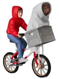 MEDICOM TOY UDF E.T. & ELLIOTT w/ BICYCLE - E.T. the Extra-Terrestrial - photo 2