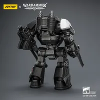 JOYTOY Raven Guard Contemptor Dreadnought with Gravis autocannon and Chainfist - Warhammer 40K - photo 2