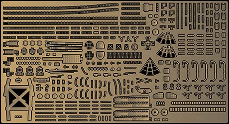 Fujimi [TOKU-99 EX-101] 1/700 Photo-Etched Parts for IJN Heavy Cruiser Ibuk - Kit Accessories