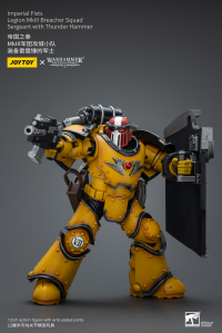 Imperial Fists Legion MkIII Breacher Squad Sergeant with Thunder Hammer 3