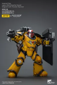 JOYTOY Imperial Fists Legion MkIII Breacher Squad Sergeant with Thunder Hammer - Warhammer 40K - photo 3