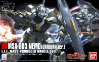 BANDAI HOBBY HGUC 1/144 #140 Nemo (Unicorn Ver) - Mobile Suit Gundam Unicorn / Narrative - photo 1