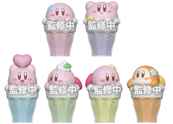 BANDAI CharaLatte Float Case - Kirby "Kirby", Bandai Shokugan CharaLatte Case (Box) - Kirby