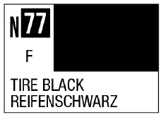 Acrysion N77 - Tire Black (Flat/Primary)