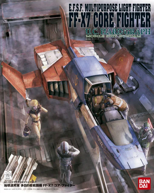 BANDAI HOBBY UCHG 1/35 Core Fighter - Mobile Suit Gundam