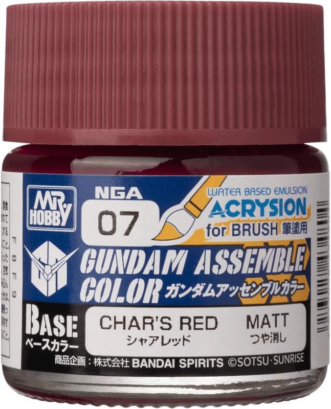 GUNDAM ASSEMBLE COLOR CHAR'S RED