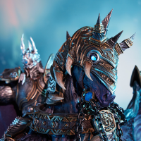 Blizzard World of Warcraft® The Lich King & Invincible Premium Statue 15