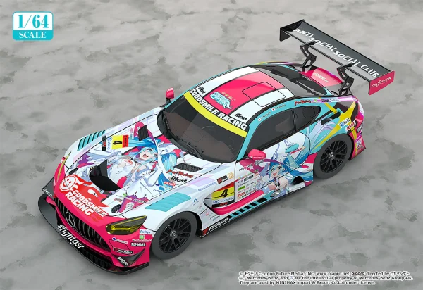 GoodSmile Racing 1/64 Good Smile Hatsune Miku AMG 2024 Season Opening Ver. - Hatsune Miku