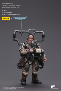 Astra Militarum Cadian Command Squad Veteran with Master Vox 1